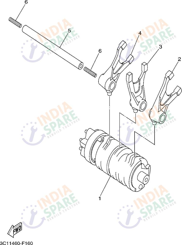 SHIFT CAM FORK